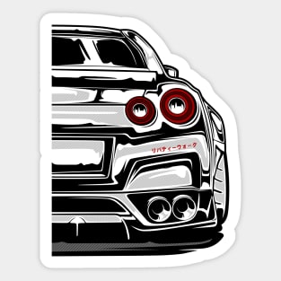 Nissan R35 GTR Liberty Walk Sticker